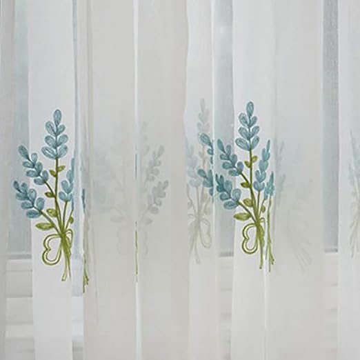 Amazon.de: Steellwingsf Elegante Lavendel-Stickerei Fenster