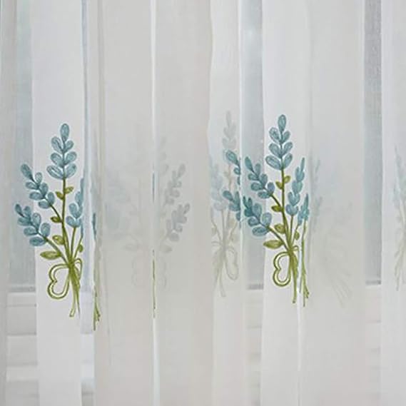 Amazon.de: Steellwingsf Elegante Lavendel-Stickerei Fenster