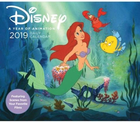 2019 DISNEY A Year of Animation DAILY Page-A-day Box/Desk CALENDAR