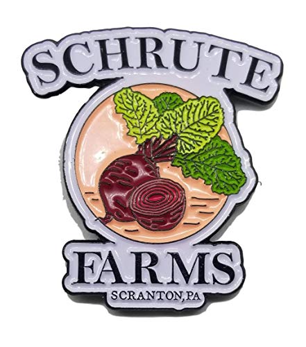 Schrute Farms Beets - Office - Enamel Lapel Pin