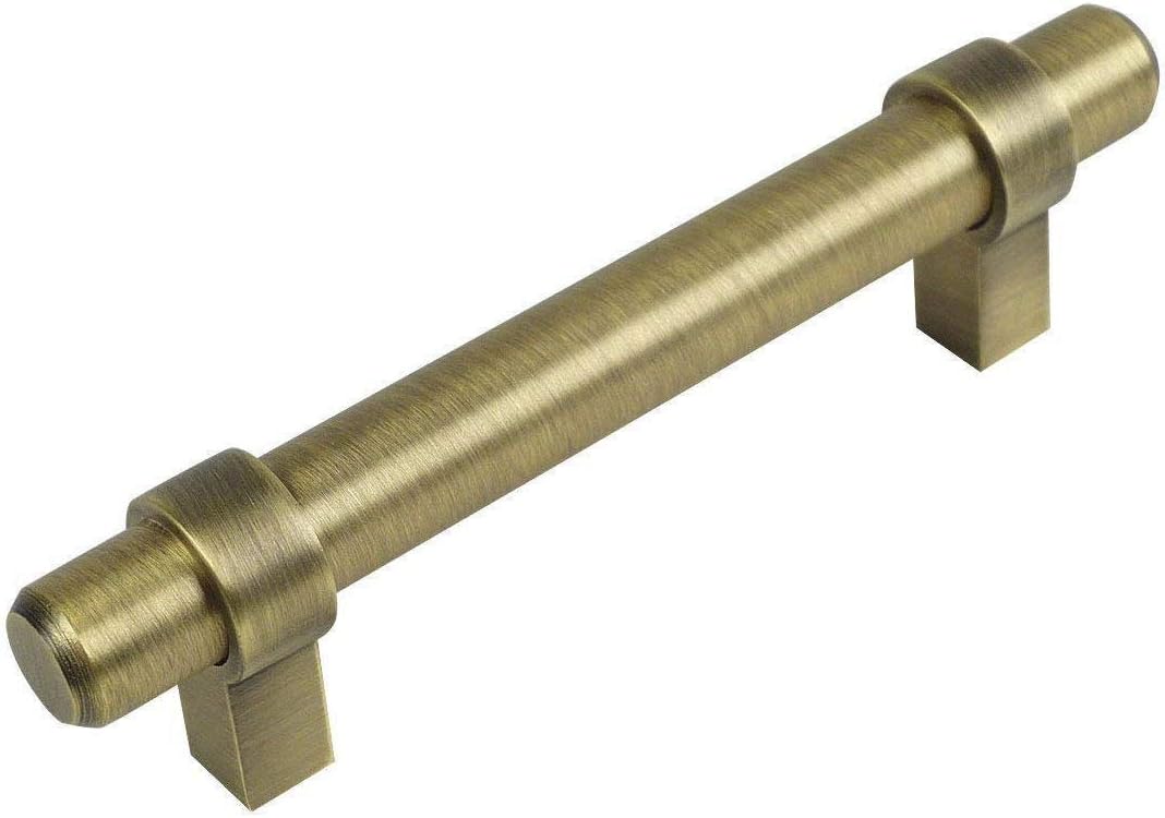 Best Center-To-Center Aged Brass Bar Cabinet Pull