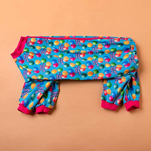 LovinPet Large Dog Onesie Pajamas Birthday Clothes/Happy Birthday