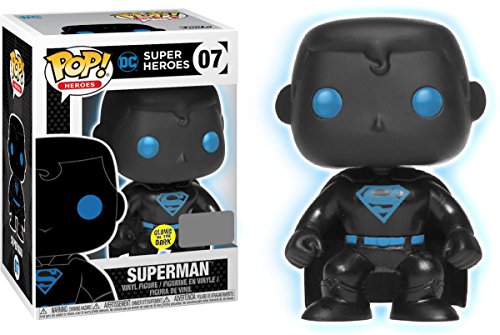 Funko Pop! Vinyl Justice League Superman Silhouette Glow in the Dark Entertainment Earth Exclusive