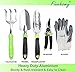 Finnhomy 5 Piece Garden Tool Set/Gardening Tool Set Garden Kit Gardening Gift Tool Set for Digging Weeding Loosening Soil Aerating Transplantingthumb 2