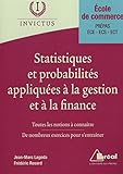 Les statistiques et probabilités appliquées à la gestion et à la finance by