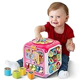 VTech Sort and Discover Activity Cube, Pink (Toy)