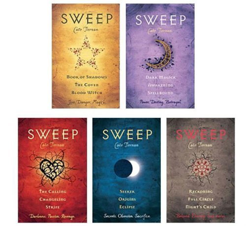 The Complete Cate Tiernan Sweep Series Books 1-15 in Five Volumes [Book of Shadows, Coven, Blood Witch, Dark Magick, Awakening, Spellbound Calling, Changeling, Strife, Seeker, Origins, Eclipse, Reckoning, Full Circle, Night's Child]