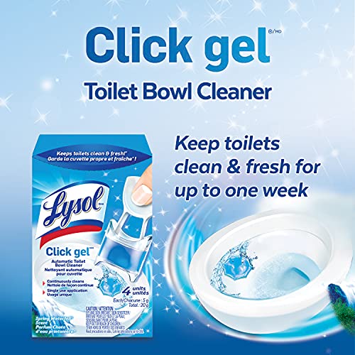 Lysol Click Gel Automatic Toilet Bowl Cleaner, Gel Toilet Bowl Cleaner
