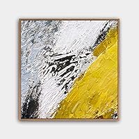 Framed Canvas Wall Art Abstract Canvas Prints Home Artwork Decoration for Living Room,Bedroom - 16x16 inches