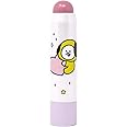 The Crème Shop BT21 Lip + Cheek Chic Stick | Tinted Essence Stick (Enriched with Hyaluronic Acid & Vitamin E) - Cherry Blossom (CHIMMY)