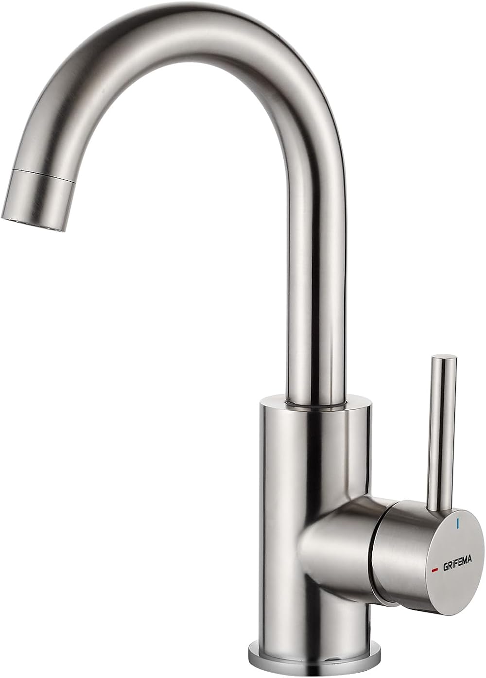 GRIFEMA Basin Mixer Tap 360° Swivel Stainless Steel Brushed Chrome G1002A