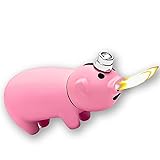 WEQTETJU Pink Cute Pig Lighter, Mini Piggy Soft