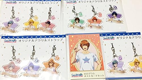 Amazon うたのプリンスさまっ うたプリ ローソン アクリルストラップ 蘭丸 真斗 レン 嶺二 音也 トキヤ 藍 那月 翔 ポストカードセット アニメ 萌えグッズ 通販