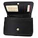 Buxton Women's Double Flap Mini-Bag, Black, One Size
