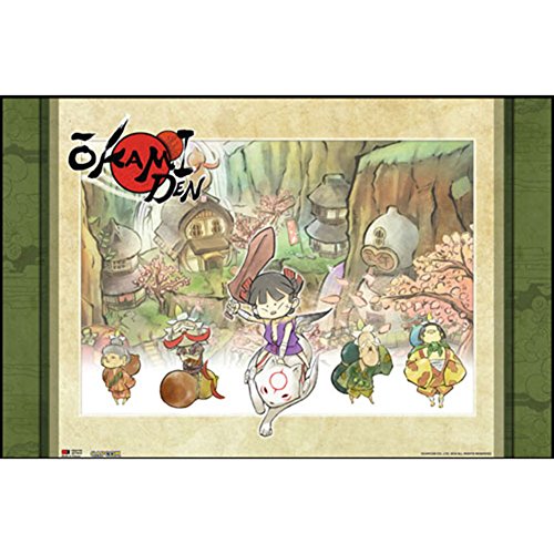 Okami Den - Yakushi Village Wallscroll