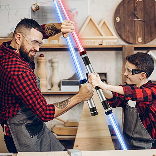 TOY Life Light Up Saber 4 Pack Telescopic Extendable and Collapsable