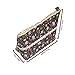 LJY 4 Pieces Assorted Large Capacity Flower Floral Pen Holder Stationery Pencil Pouch Travelling Multi-functional Cosmetic Bags