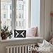 Mail Holder Metal Desktop Letter Shape Cutout Holder with Wall Mounts File Stand Organizer Keep Neat for Office Home School (Black, 8.5