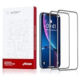 AINOPE [2-Pack] Screen Protector Compatible Apple iPhone XR/iPhone 11 (6.1 inch), [Full Coverage] [Case Friendly] [6X Strong] for iPhone 10r Screen Protector, Apple iPhone 6.1 inch IPXr (2018)