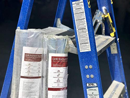 Radiant Barrier Attic Insulation - Reflective Insulation - Attic Foil - 1,000 Sq Ft Roll - Foil Insulation - Industrial Strength, Commercial Grade, House Wrap, No Tear, Double Sided