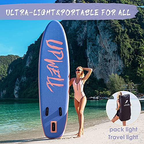 UPWELL Inflatable Paddle Board Sup Stand Up Blow Up Kids 3 Piece Easy