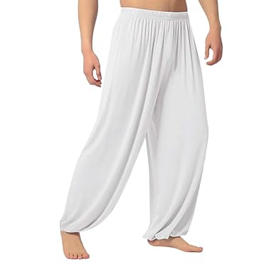Alaso - Pantalones de Yoga para Hombre - Super Doux Sarouel ...