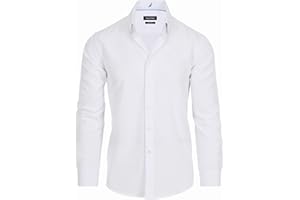 Nautica Slim Fit Mens Dress Shirts Long Sleeve Performance Polyester Fabric Wrinkle Free 4-Way Stretch