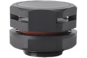 M16x1.5 Breather Screw Air Vent Waterproof Vent Plug for Outdoor Electrical Enclosures Dustproof Nylon Ventilation Plug- Blac