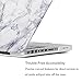 GMYLE Hard Case Print Plastic Frosted for Old MacBook Pro 15 inch (Model: A1286) [2011-2012 Release] - Marble Pattern Rubber Coated Hard Shell Case Cover