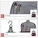 MOUNTAINTOP Hanging Travel Toiletry Bag, 7.1 x 2.4 x 9.3-Inch For Men & Women