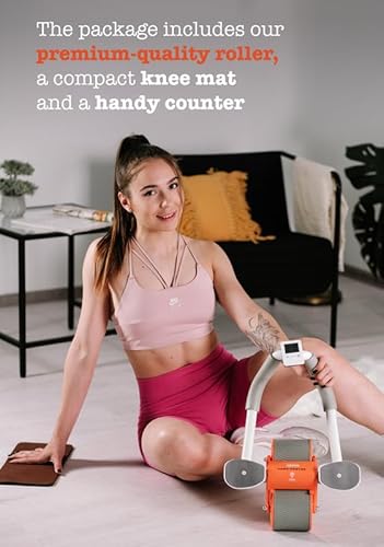 KLIK-POL Core Master Abdominal Roller With Elbow Support and Knee