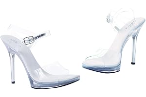 Ellie Shoes Women's 502 Brook Clear Dress Sandal