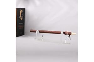Wanlian Desktop Flute Display Stand - Acrylic Indian Flute Stand (Transparent)