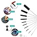 Xpassion Nylon Tube Brush Set Nylon Cleaning Brushes 20 Pieces for Drinking Straws Glasses Keyboards Jewelry Cleaning,Antistatic Brushes,Beaker Cleaning Brushes