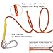 X XBEN Outdoor Climbing Rope Rock Climbing Rope, Escape Rope Climbing Equipment Fire Rescue Parachute Rope (230 Foot) - Orange