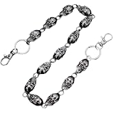 BOMPOW Pants Chain Wallet Chain Hip Hop Punk Waist Chain for Men Women, Gothic Belt Star Keychain Accessory