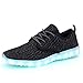 SYKT Kids LED Light Up Shoes Flashing Sneakers for Girls Boys