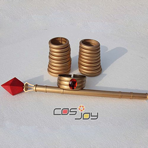 MAGI Judal Wand, Bangles and Necklace PVC Cosplay Prop