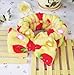 Huachnet Soft Caroset Cosmetic Headband-Polka Dots (Yellow with Red Berries)