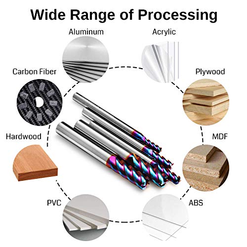 4 Genmitsu+Carbide+Tungsten+Acrylic+Aluminum