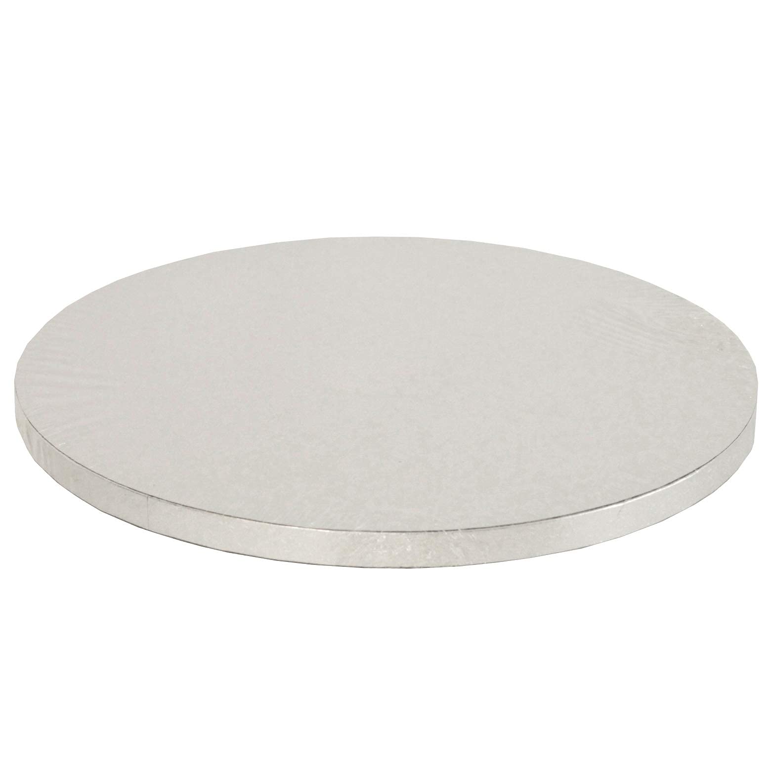 Cake Drum Boards 8" Inch Silver Round Baking Base for Home Parties Weddings Birthdays Cupcakes Display Stand (Pack of 3)