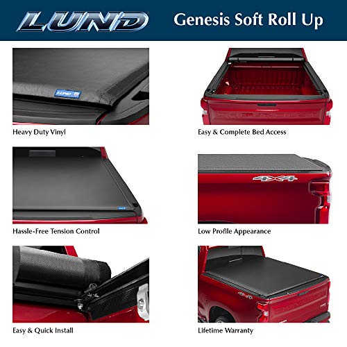 Lund Genesis Roll Up Soft Roll Up Truck Bed Tonneau Cover 960292