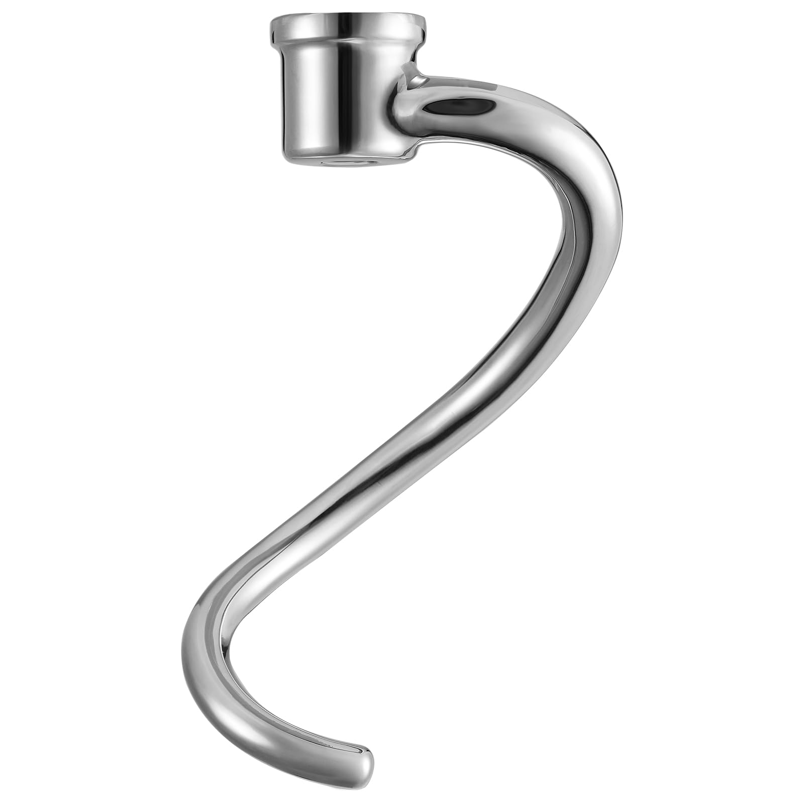 Dough Hook for KitchenAid 6QT Bowl-Lift Stand Mixers, Stainless Steel Spiral Dough Hook Attachment Fits Models KV25G0X, KP26M1X, Pro 600 Series Dishwasher Safe
