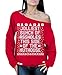 Awkwardstyles Jolliest Bunch Of Aholes Oversized Sweatshirt Off The Shoulder
