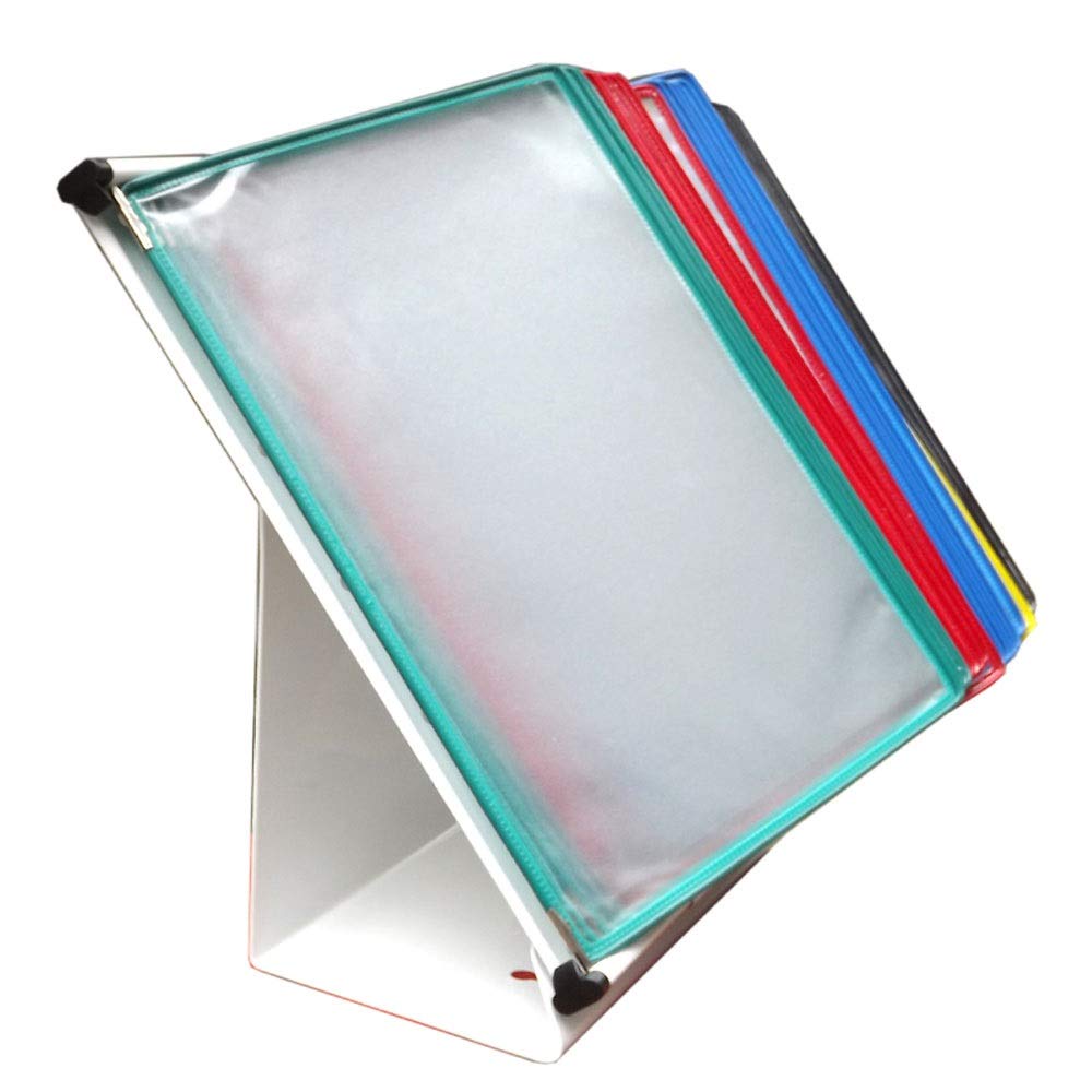 A4 WallMounted File Holder, Flip Folder Color Folder Display Stand