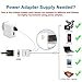 J&D Micro HDMI to VGA, Gold-Plated Micro HDMI to VGA Adapter Cable Converter, Micro HDMI VGA Adapter - White