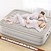 Giantex Queen Air Mattress with Built-in Pump, Double High 19″ Elevated Raised Airbed for Guests and Camping, Premium Coil Beam Tech, Blow Up Air Mattress for Home Outdoorthumb 1
