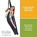 Quility Indoor Therapy Swing for Kids with Special Needs | Lycra Snuggle Swing | Cuddle Hammock for Children with Autism, ADHD, Aspergers | Ideal for Sensory Integration (Up to 77lbs, Dark Blue)