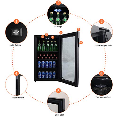 3 HCK+cu+ft+Beverage+Refrigerator+Cooler