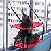 YIAN BABY Cat Window Perch Hammock With Upgraded Version 4 Big Suction Cups Holds Up To 35lbs Pets Flexible Durable Pet Cat Seat Bed Perch (Red, Double)